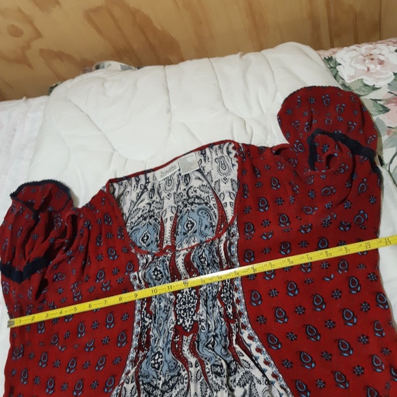 Forbidden Los Angeles Boho Cold Shoulder Size L - Picture 5 of 5